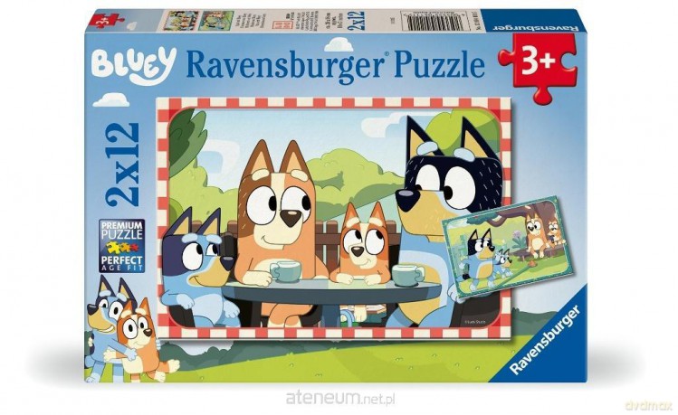Puzzle dla dzieci 2D: Bluey 2x12el [PUZZLE]
