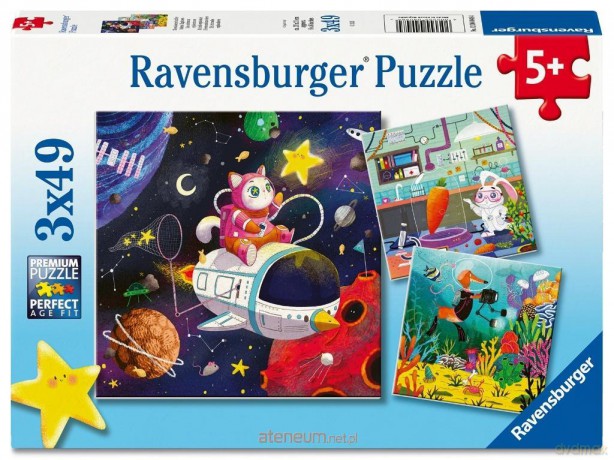 Puzzle dla dzieci 2D: Dzieci i nauka 3x49el [PUZZLE]