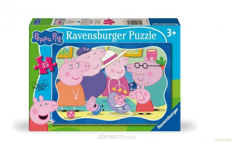 Puzzle dla dzieci 2D: Siostrzyczka Peppy 35el [PUZZLE]