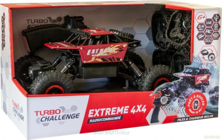 Samochód Extreme 4x4 Off Road R/C z wymien kołami