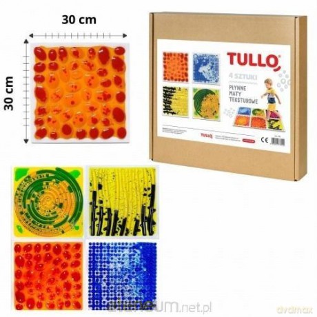 Ścieżka sensoryczna płytki fakturowe 30x30 cm 4szt