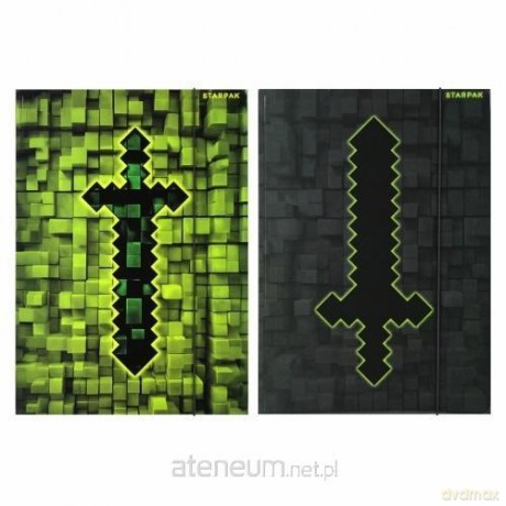 Teczka z gumką A4 Pixel Game mix