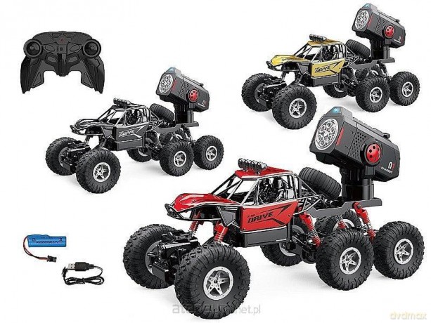 Terenówka R/C z wyrzutnią baniek mydlanych MIX