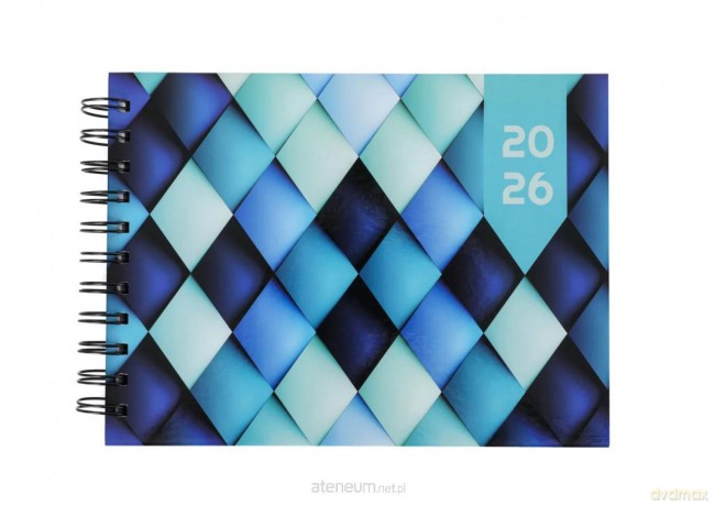 Terminarz 2026 dzienny A5 notes poziomy MIX [KALENDARZ]