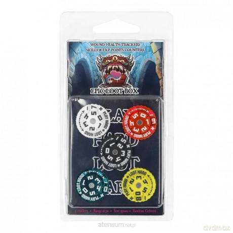 Trackers Counters Range 0-59 25mm Random Colours [GRA]