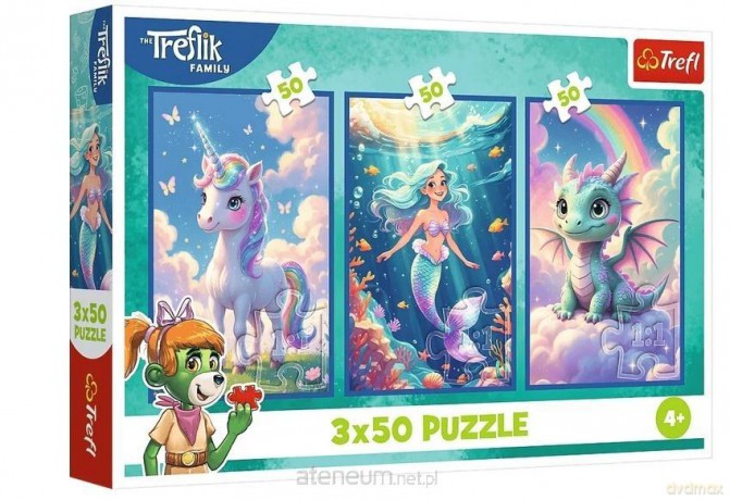 TREFL 3x50 el. Razem w kolorowym świecie [PUZZLE]