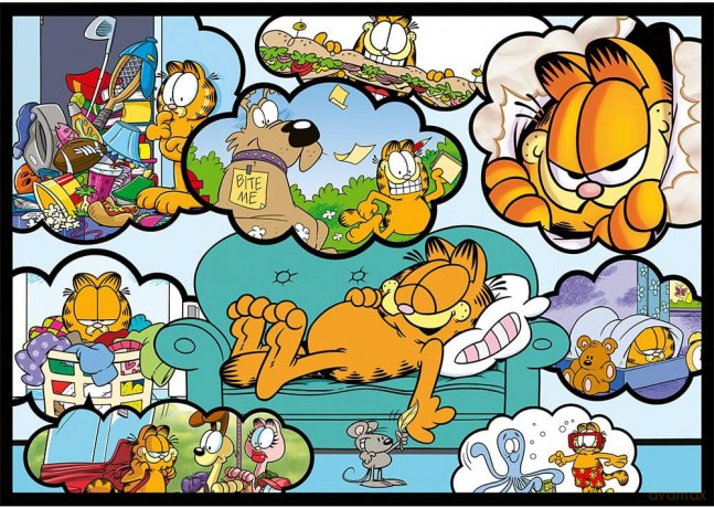 TREFL 4x250 el. Garfield nie lubi poniedziałków [PUZZLE]