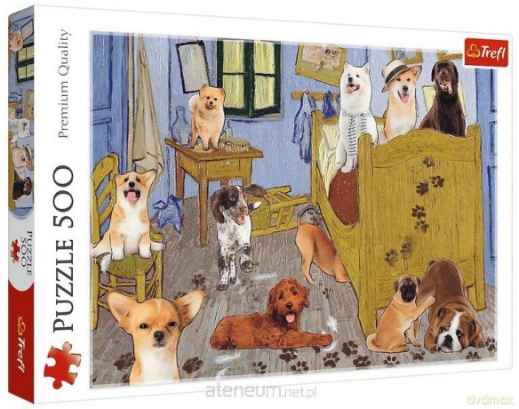 TREFL 500 el. Pokój van Gogha Psia Rewolucja [PUZZLE]