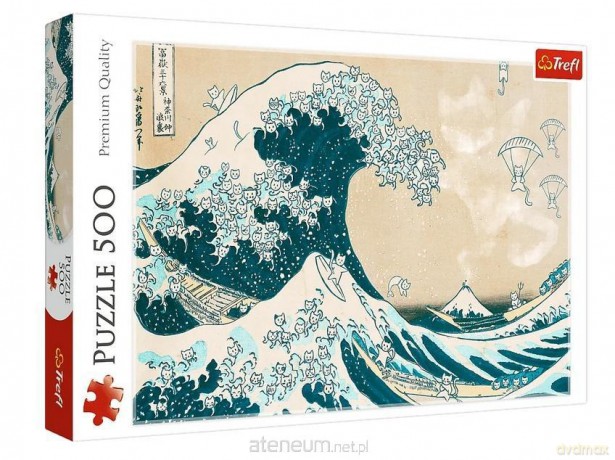 TREFL 500 el. Wielka kocia fala [PUZZLE]