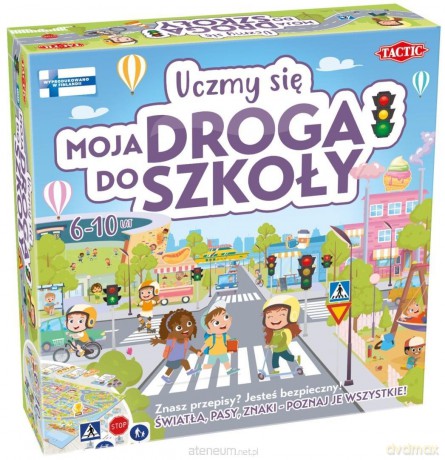 Uczmy się: Moja Droga do Szkoły [GRA PLANSZOWA]