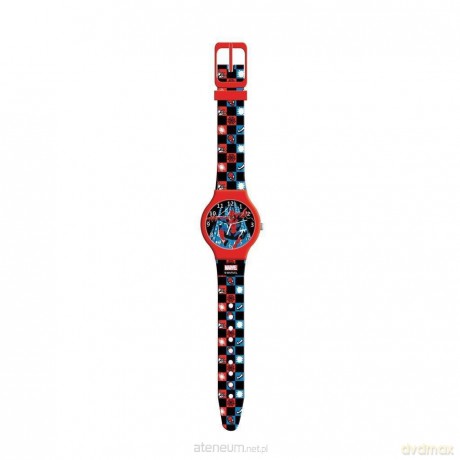 Zegarek analogowy w puszce Spiderman