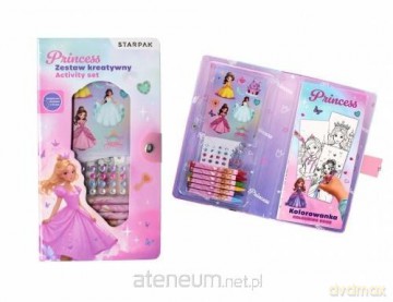 Zestaw kreatywny do kolorowania naklejki Princess