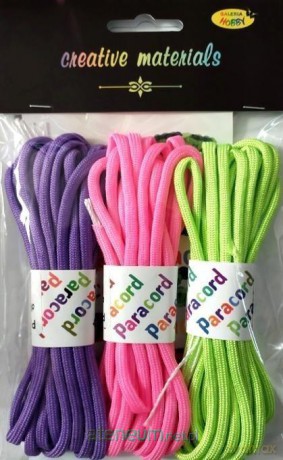 Zestaw paracord 2,8mb 3 kolory