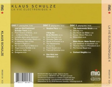 Klaus Schulze: La Vie Electronique Vol 4 [3CD]