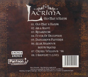 Lacrima: Old Man's Hands [CD]