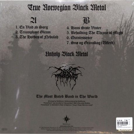 Darkthrone: Panzerfaust 30th Anniversary (Splattered) [Winyl]