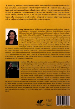 Biblioteki muzealne i teatralne - Anna Tokarska, Marlena Gęborska [KSIĄŻKA]