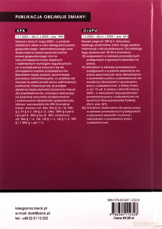 Kodeks postępowania administracyjnego. Ordynacja podatkowa. Prawo o postępowaniu przed sądami administracyjnymi. 27 innych aktów prawnych. Edycja administracyjna [KSIĄŻKA]