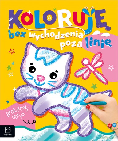 Kotek. Brokatowa kolorowanka - Agata Kaczyńska [KSIĄŻKA]