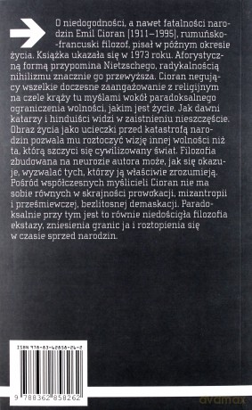 O niedogodności narodzin - Emil Cioran [KSIĄŻKA]