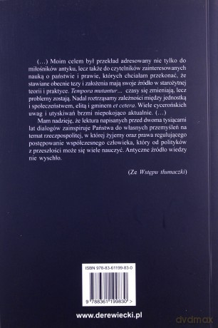 O państwie. O prawach - Cyceron [KSIĄŻKA]