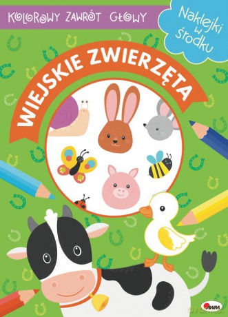Wiejskie zwierzęta. Kolorowy zawrót głowy [KSIĄŻKA]