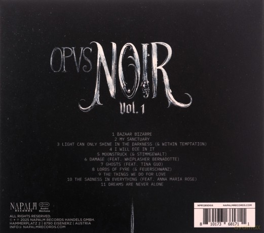 Lord Of The Lost: Opvs Noir Vol 1 (digipack) [CD]