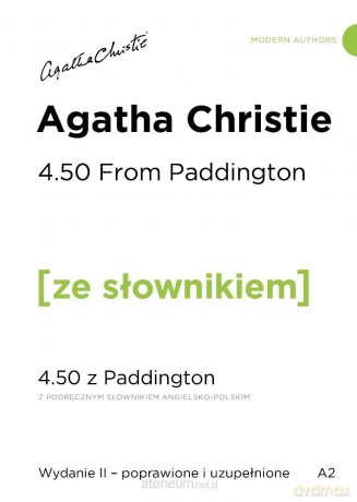 4.50 From Paddington/ 4.50 z Paddington - Agatha Christie [KSIĄŻKA]