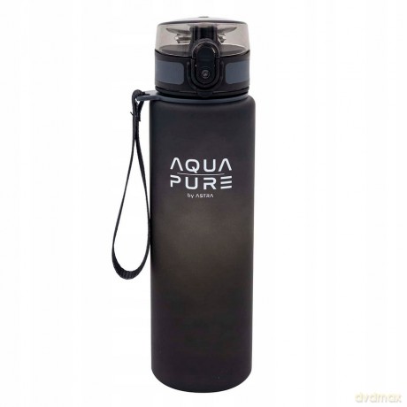 Bidon Aqua Pure grey/black 600ml