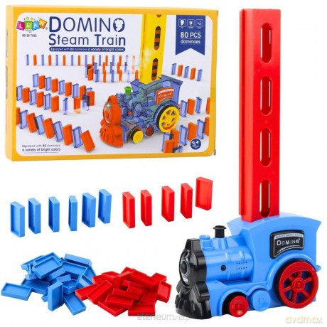 Elektryczna lokomotywa domino [KLOCKI]