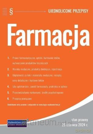 Farmacja - ujednolicone przepisy [KSIĄŻKA]
