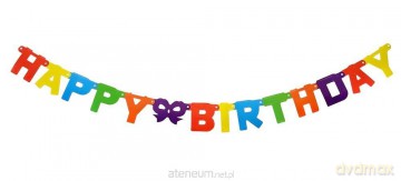Girlanda kolorowa Happy Birthday