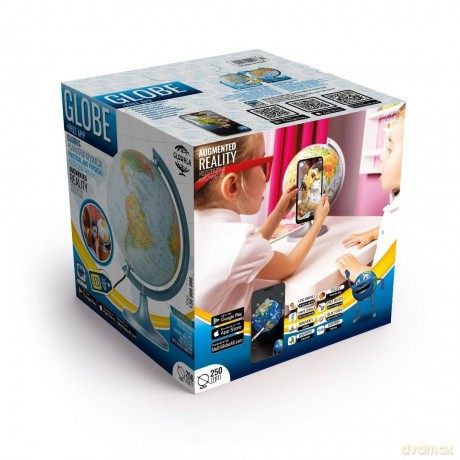 Globus polityczno-fizyczny podświetl. Multi Globe AR 25cm GB