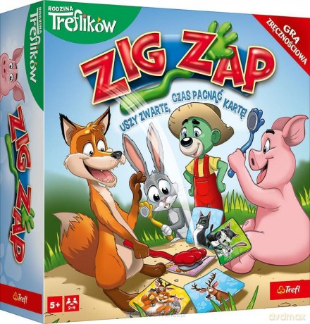 Gra Zig Zap Rodzina Treflików [GRA]