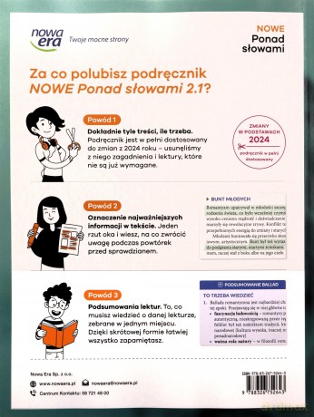 Język polski LO 2 Ponad słowami cz.1 podręcznik zakres podstawowyiR 2025 [KSIĄŻKA]