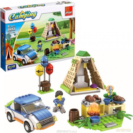 Klocki kamping 251 elementów [KLOCKI]