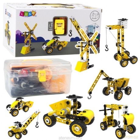 Klocki konstrukcyjne maszyny budowlane 8w1 100el [KLOCKI]