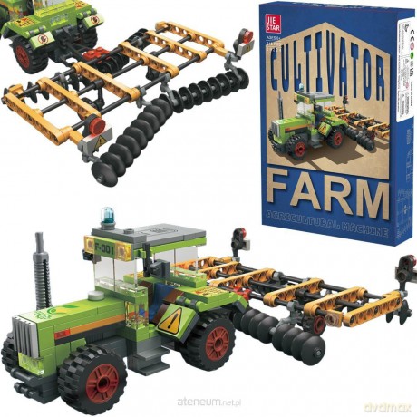 Klocki traktor z maszyną 247 elementów [KLOCKI]