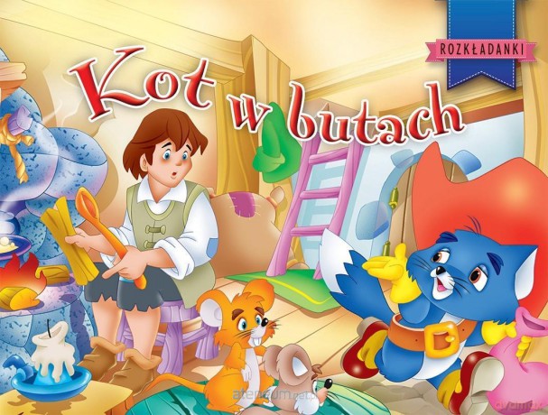 Kot w butach. Rozkładanki [KSIĄŻKA]