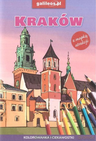 Kraków - kolorowanka [KSIĄŻKA]