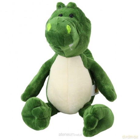 Krokodyl pluszowy zielony 25cm