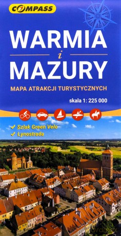 Mapa atrakcji turystycznych - Warmia i Mazury