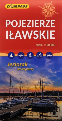 Mapa turystyczna - Pojezierze Iławskie
