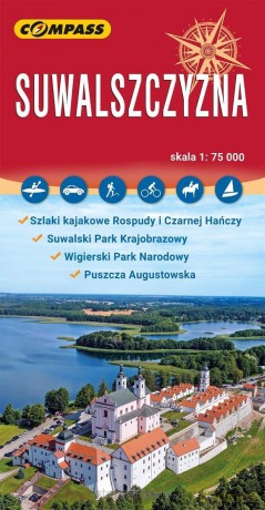 Mapa turystyczna - Suwalszczyzna