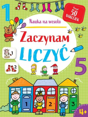 Nauka na wesoło. Zaczynam liczyć 4+ - Penny Glover, David Glover, Simon Abbott [KSIĄŻKA]