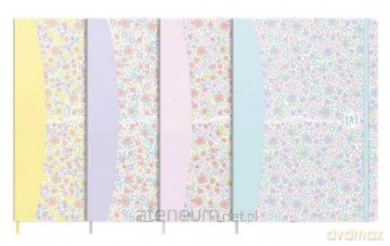 Notatnik A5/80K kratka Floral mix (5szt)