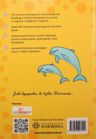 Obrazkowe ćwiczenia logopedyczne... F, W, K, G - Czarnik Barbara [KSIĄŻKA]