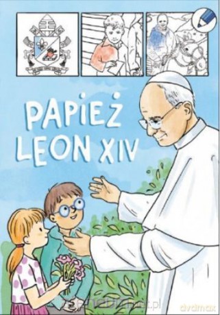 Papież Leon XIV - kolorowanka [KSIĄŻKA]