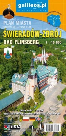 Plan miasta - Świeradów-Zdrój 1:10 000