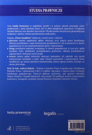 Prawo handlowe - Andrzej Kidyba [KSIĄŻKA]